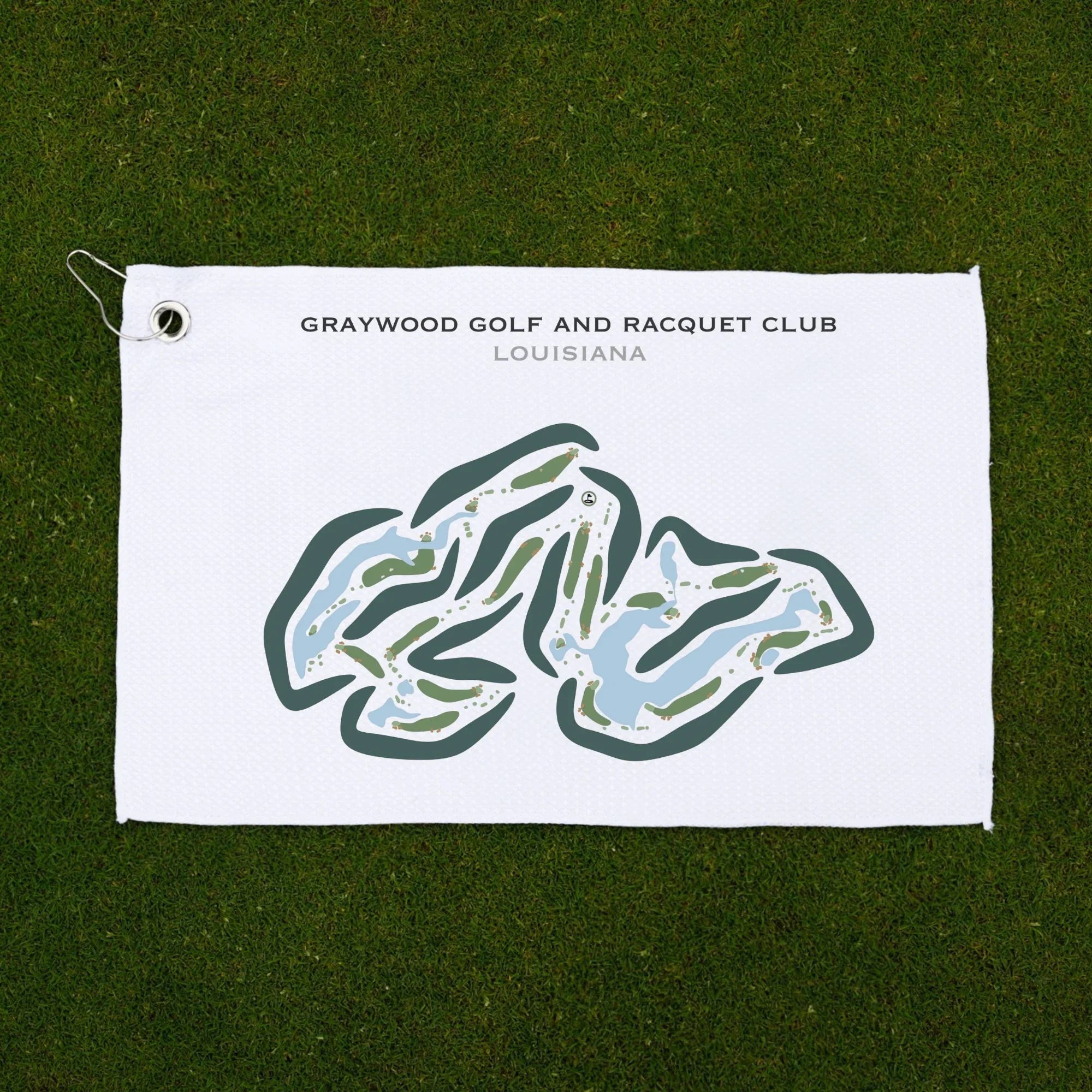 Graywood Golf & Racquet Club, Louisiana - Printed Golf Courses