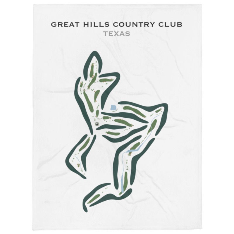 Great Hills Country Club, Texas - Printed Golf Courses