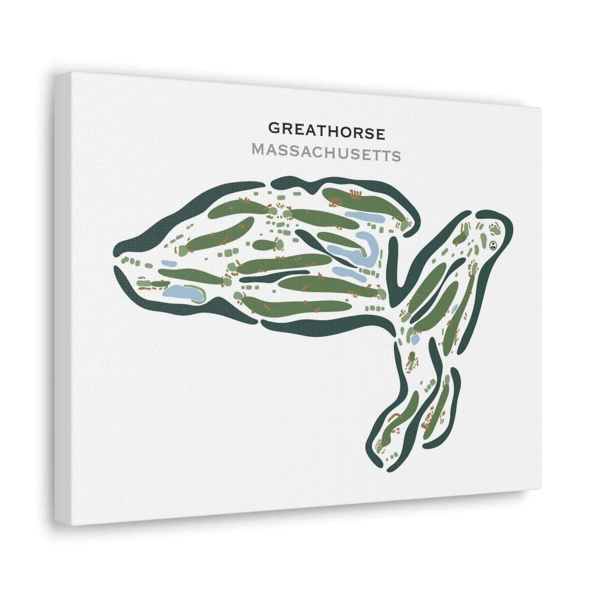 GreatHorse, Massachusetts - Printed Golf Courses