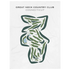 Great Neck Country Club, Connecticut - Printed Golf Courses