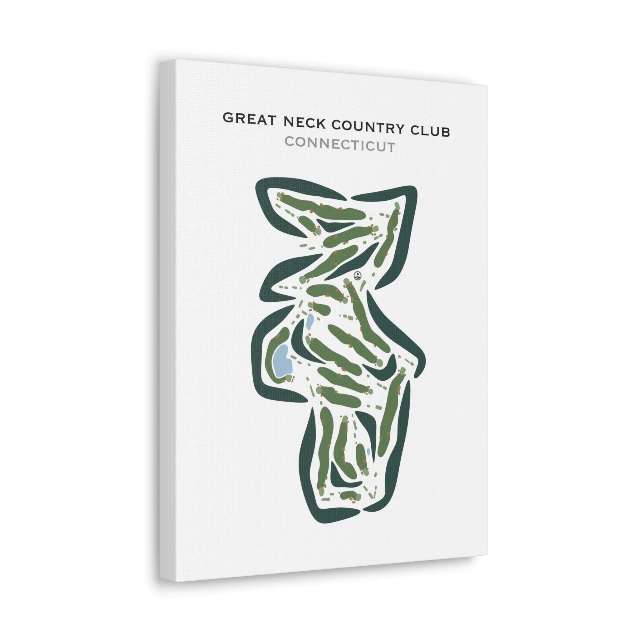 Great Neck Country Club, Connecticut - Printed Golf Courses