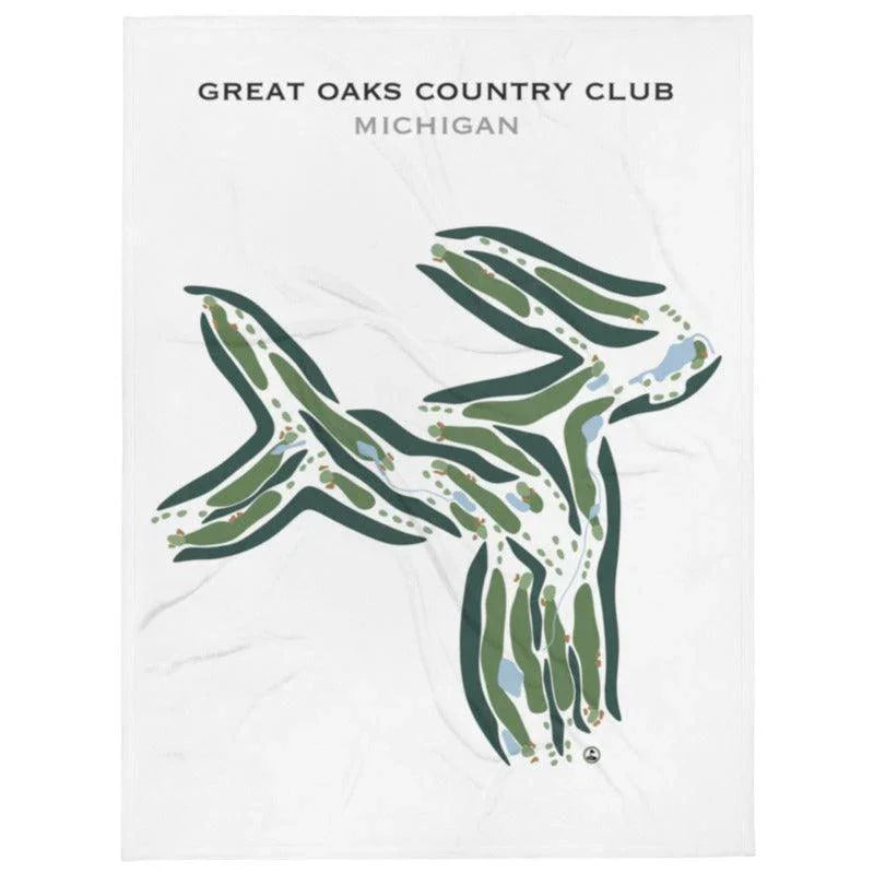Great Oaks Country Club, Michigan - Printed Golf Courses