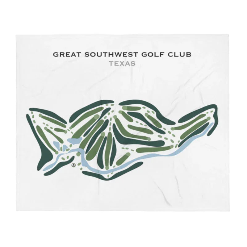 Great Southwest Golf Club, Texas - Printed Golf Course
