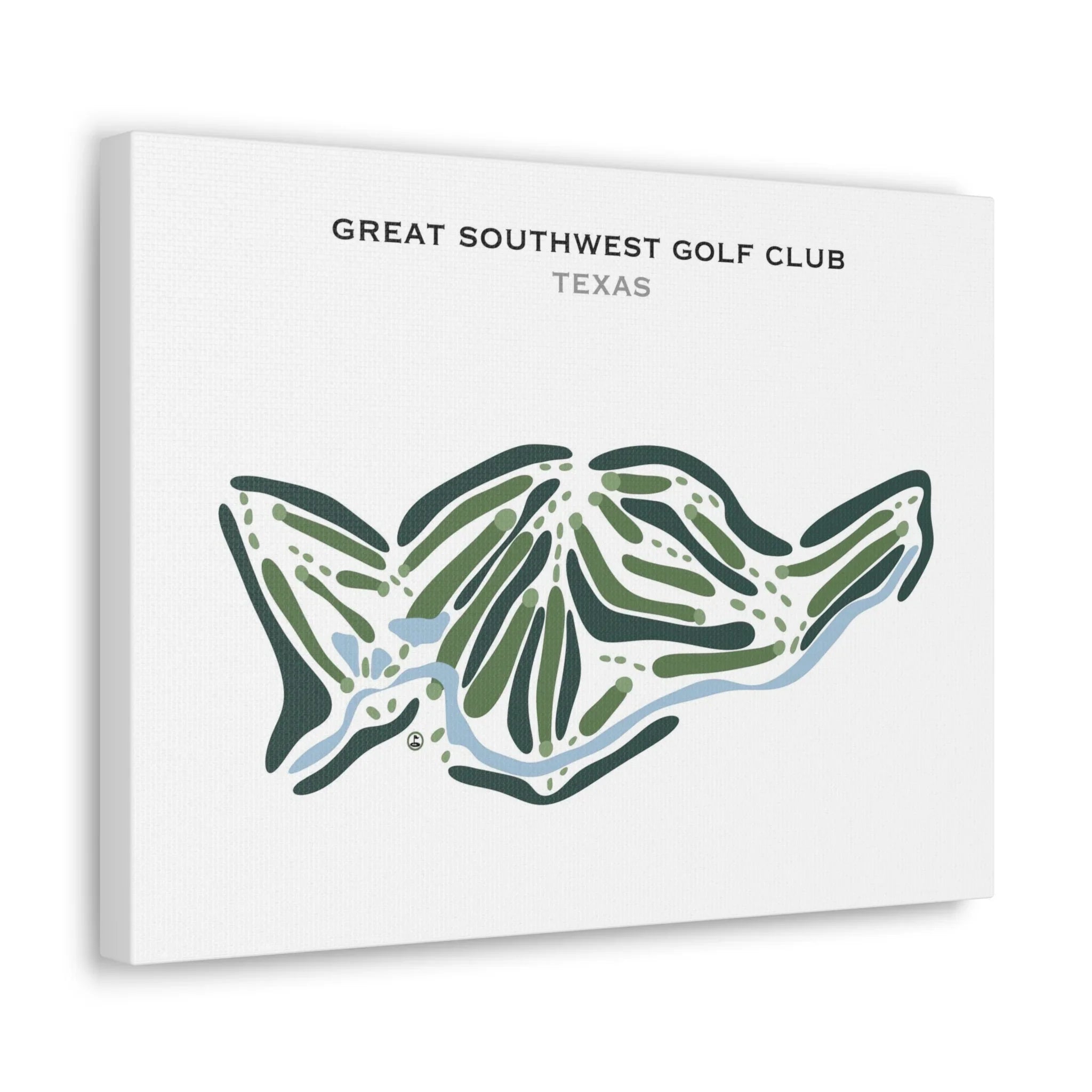Great Southwest Golf Club, Texas - Printed Golf Course