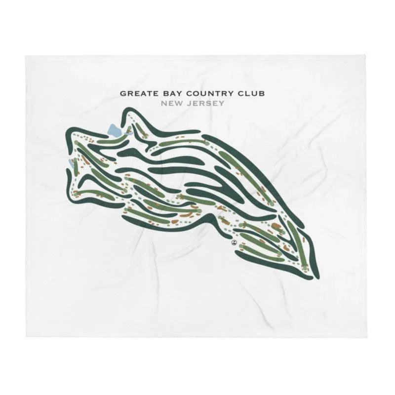Greate Bay Country Club, New Jersey - Printed Golf Courses