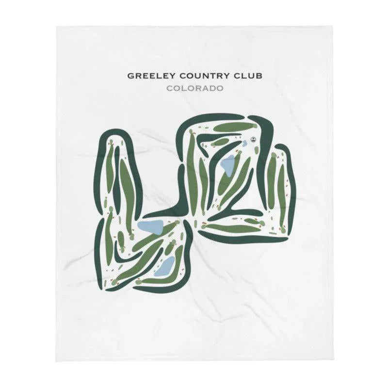 Greeley Country Club, Colorado - Printed Golf Courses