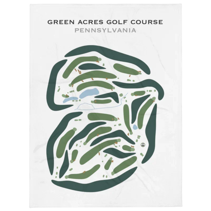 Green Acres Golf Course, Pennsylvania - Printed Golf Courses