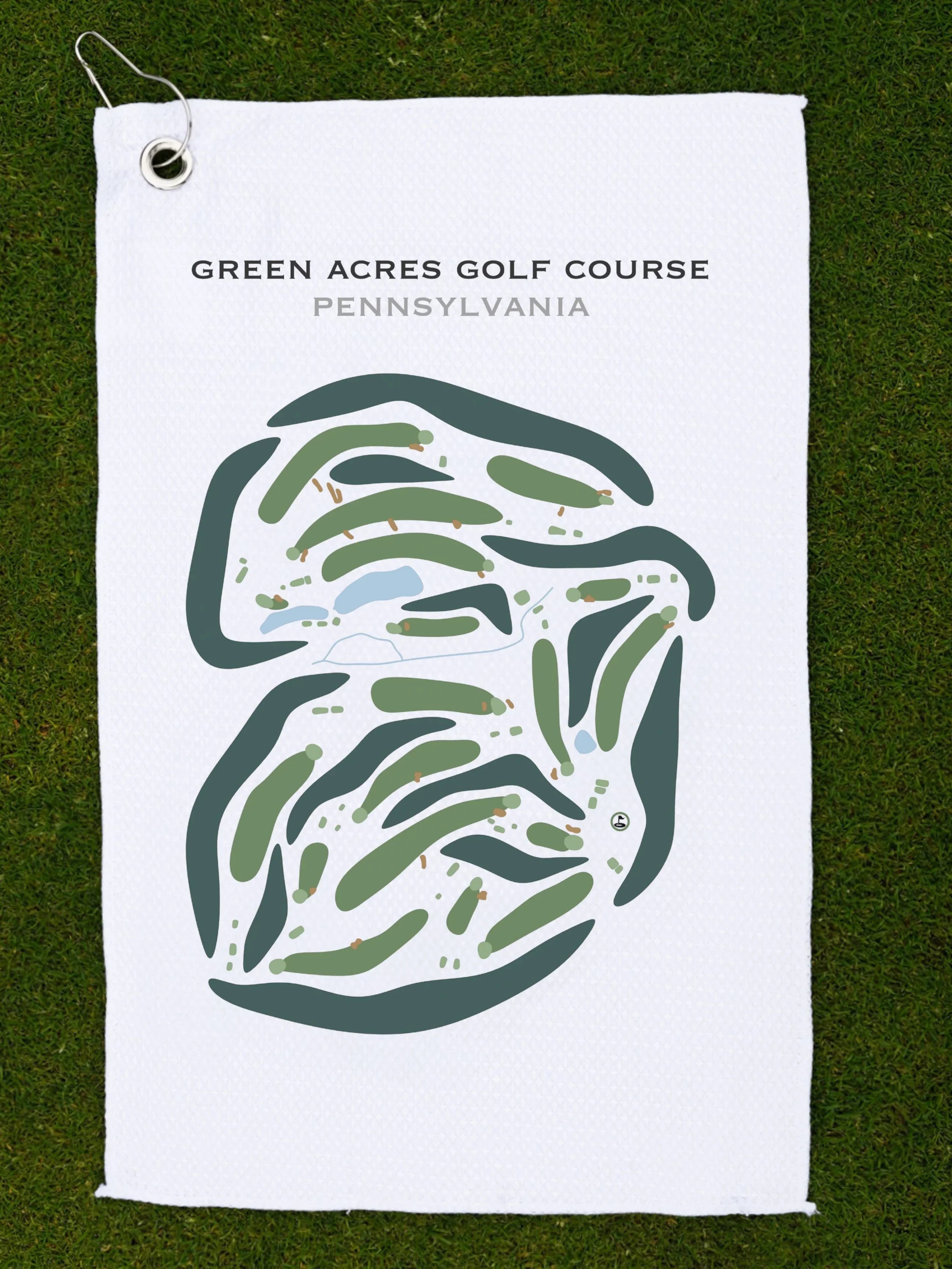 Green Acres Golf Course, Pennsylvania - Printed Golf Courses