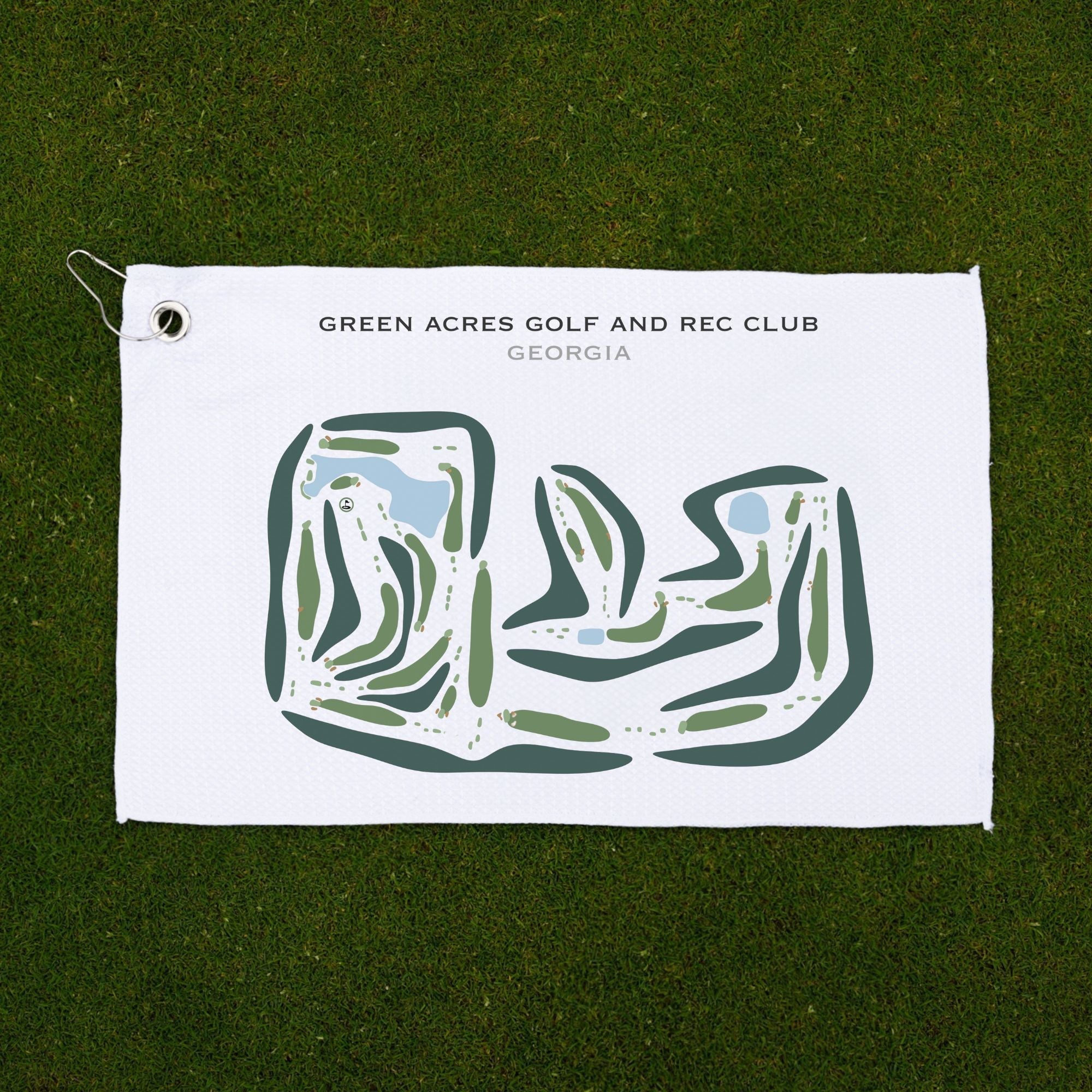 Green Acres Golf & Rec Club, Georgia - Printed Golf Courses
