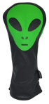 Green Alien Embroidered Driver Headcover by ReadyGOLF