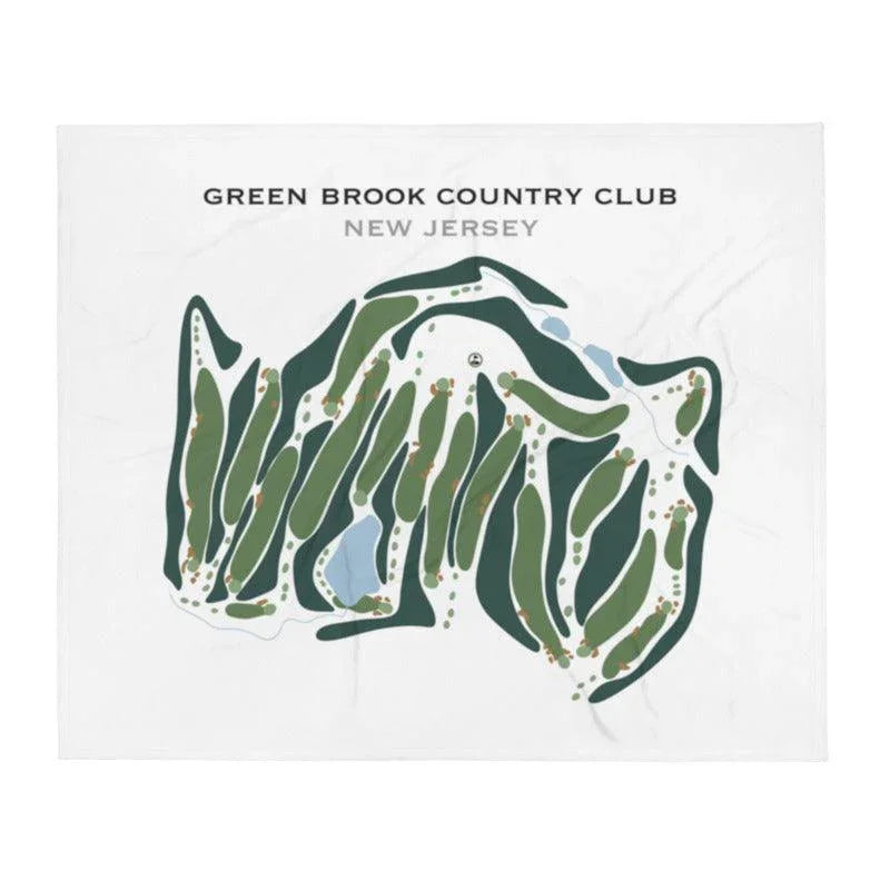 Green Brook Country Club, New Jersey - Printed Golf Courses
