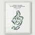 Green Course at Golden Horseshoe Golf Club, Virginia - Printed Golf Courses
