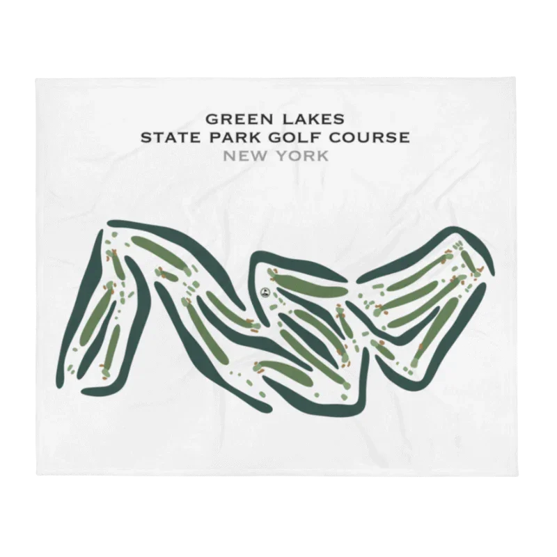 Green Lakes State Park, New York - Printed Golf Courses
