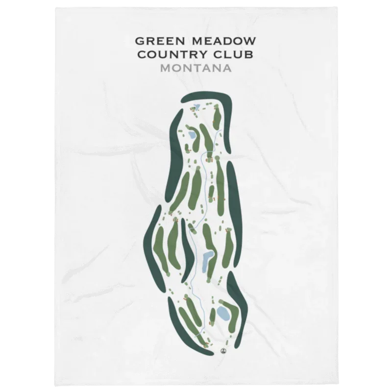 Green Meadow Country Club, Montana - Printed Golf Course