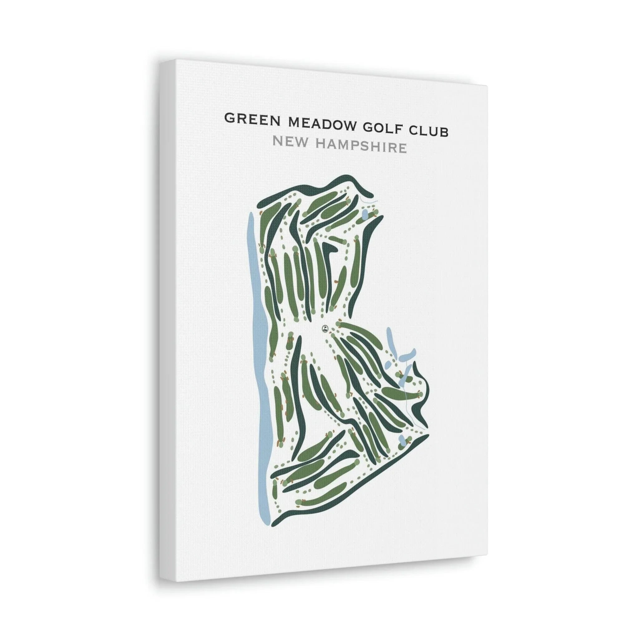 Green Meadow Golf Club, New Hampshire - Printed Golf Courses