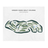 Green Oaks Golf Course, Michigan - Printed Golf Courses