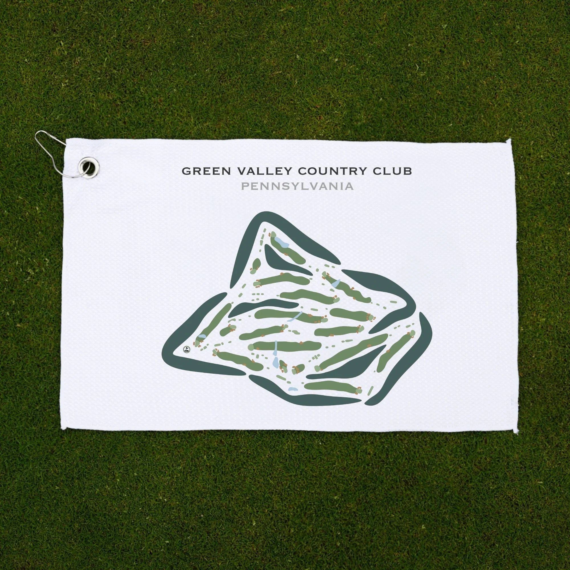 Green Valley Country Club, Pennsylvania - Printed Golf Courses