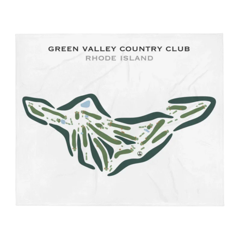 Green Valley Country Club, Rhode Island - Printed Golf Courses