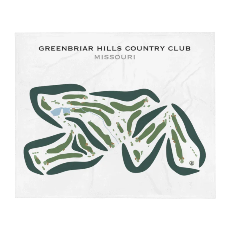 Greenbriar Hills Country Club, Missouri - Printed Golf Courses