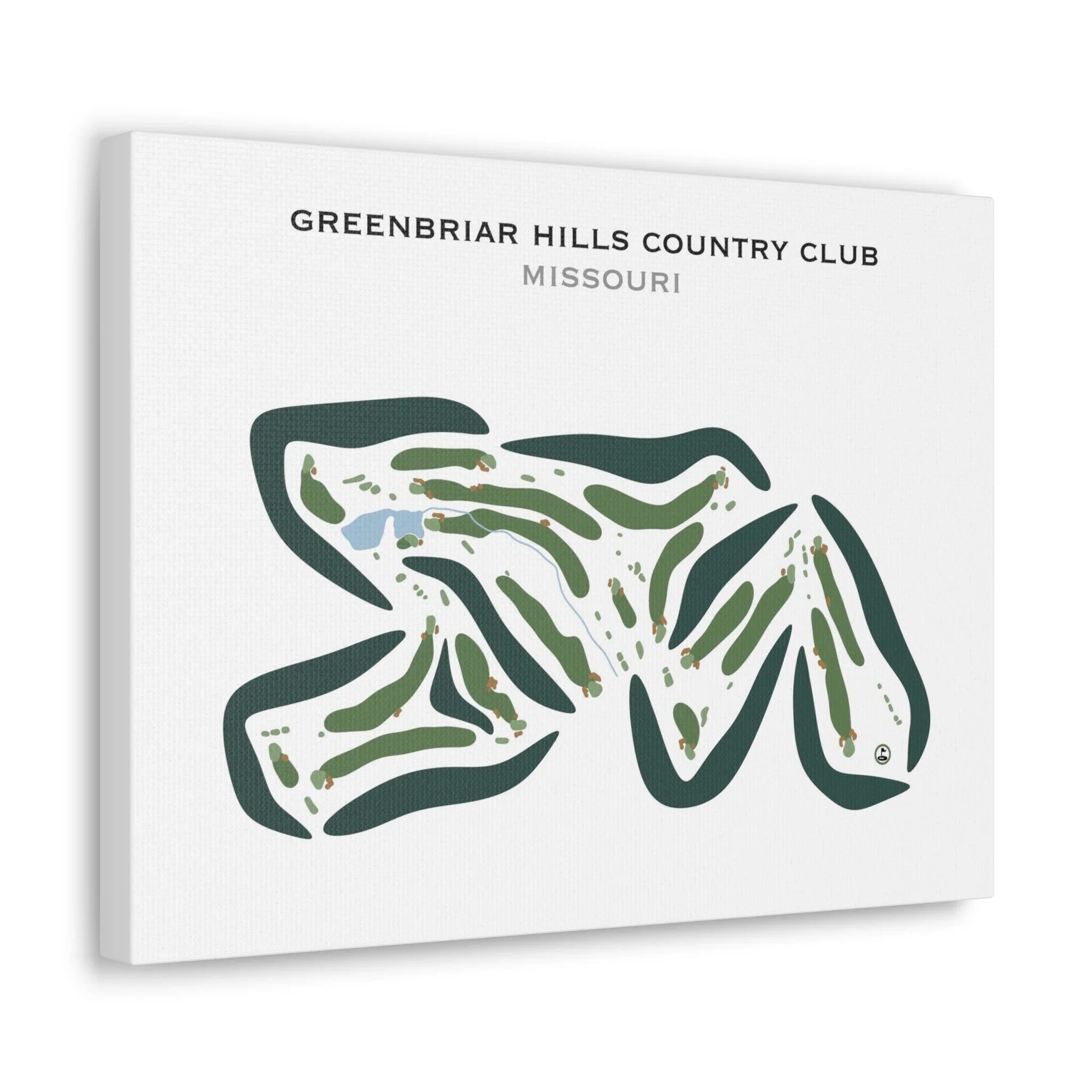 Greenbriar Hills Country Club, Missouri - Printed Golf Courses