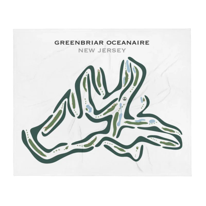 Greenbriar Oceanaire Community & Golf Course, New Jersey - Printed Golf Courses
