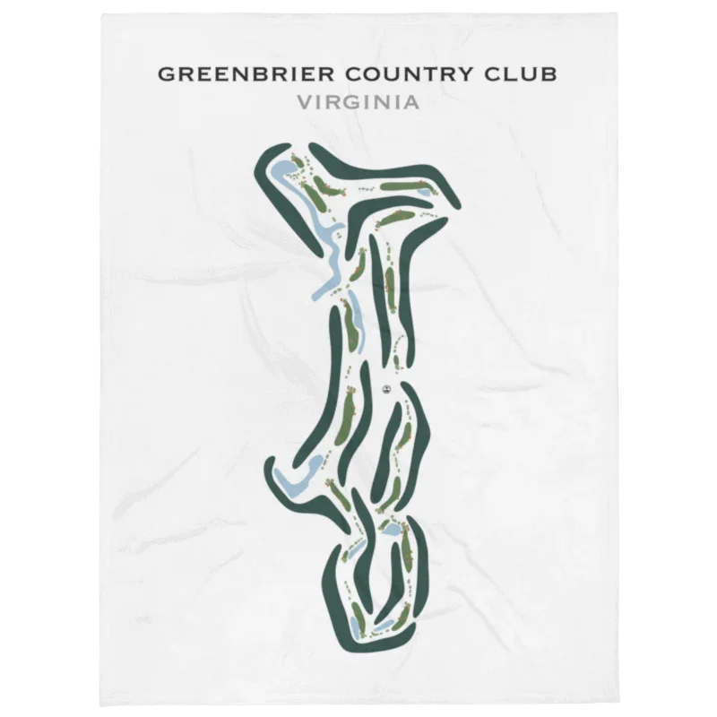 Greenbrier Country Club, Virginia - Printed Golf Courses