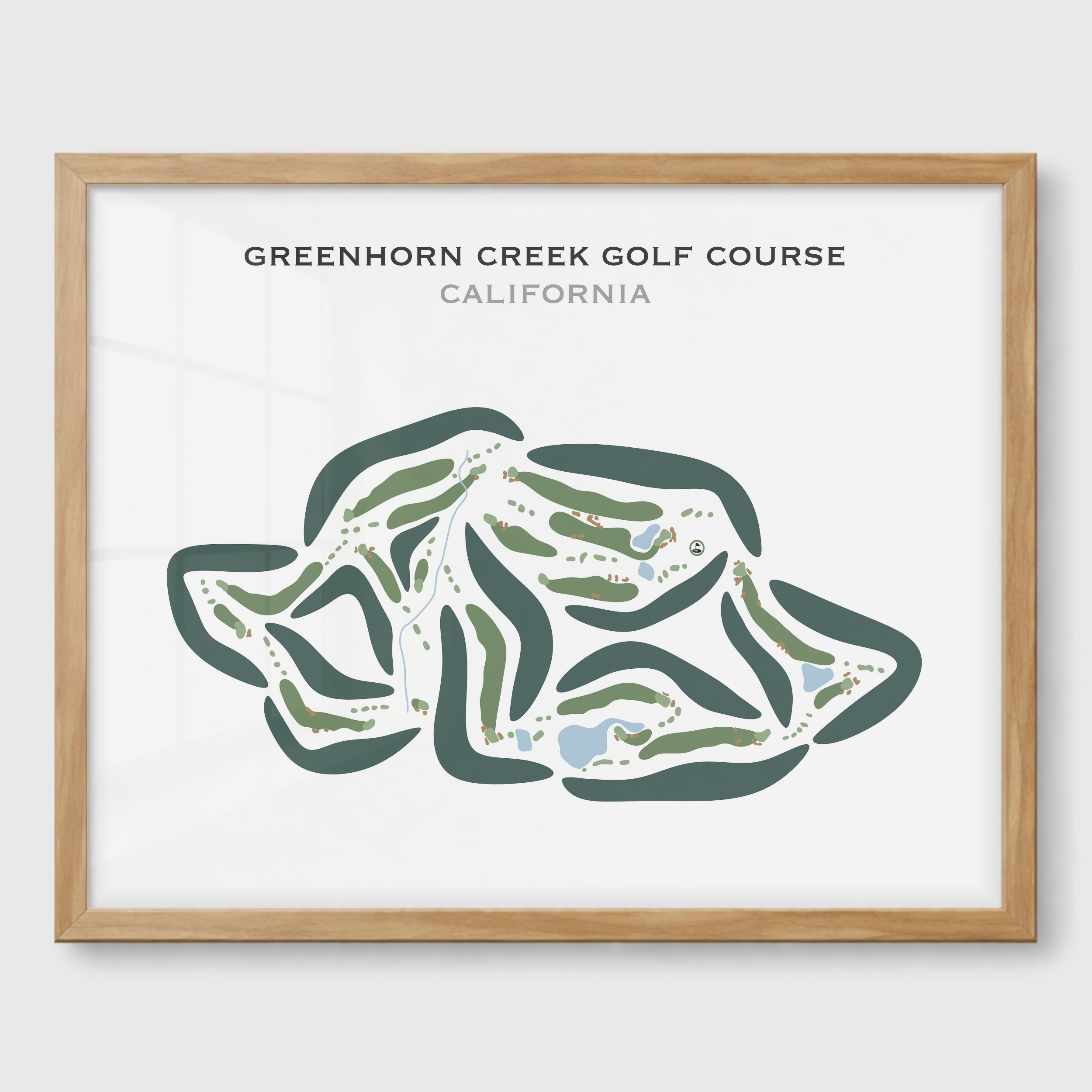 Greenhorn Creek Golf Course, California - Printed Golf Courses