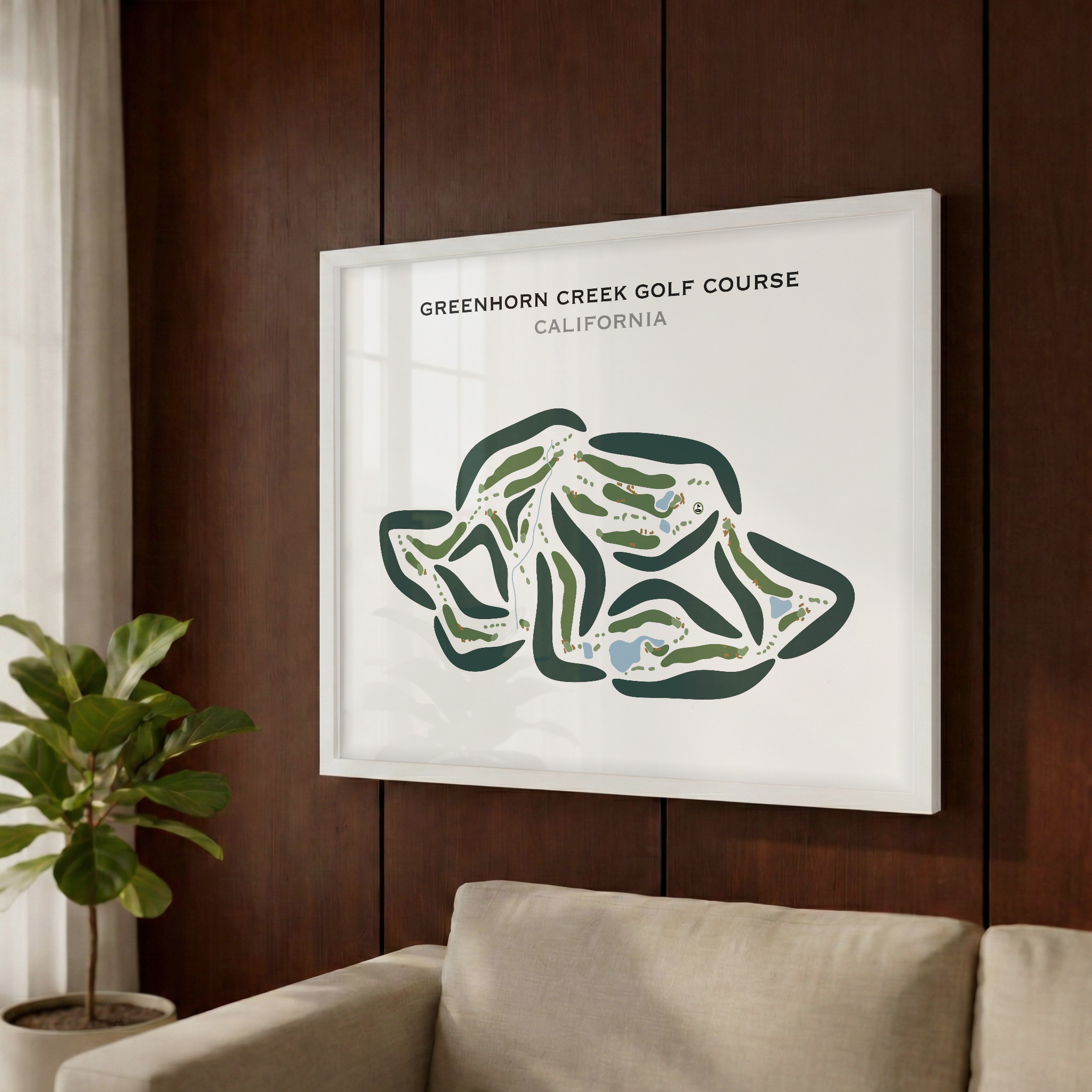 Greenhorn Creek Golf Course, California - Printed Golf Courses