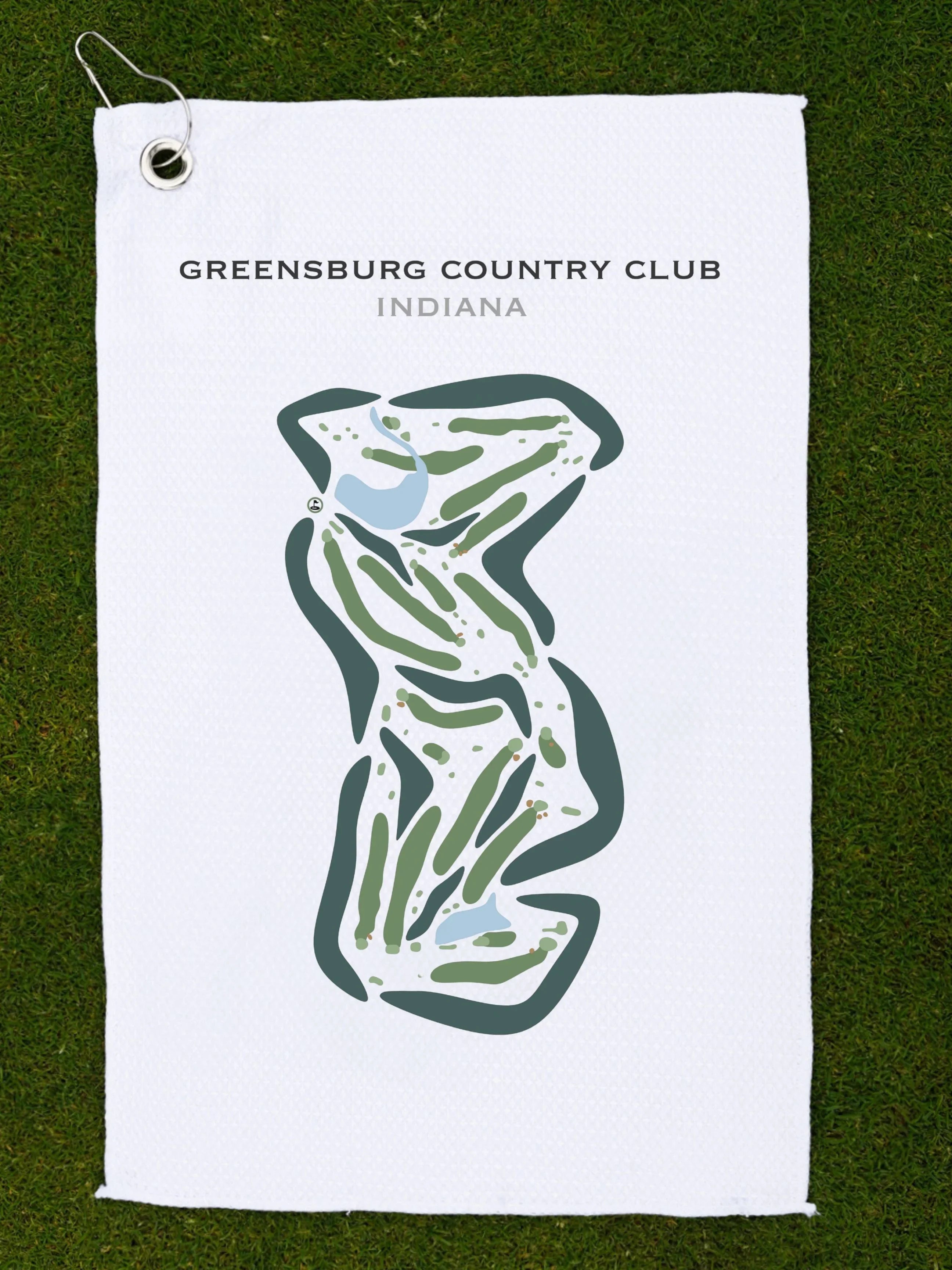 Greensburg Country Club, Indiana - Printed Golf Courses