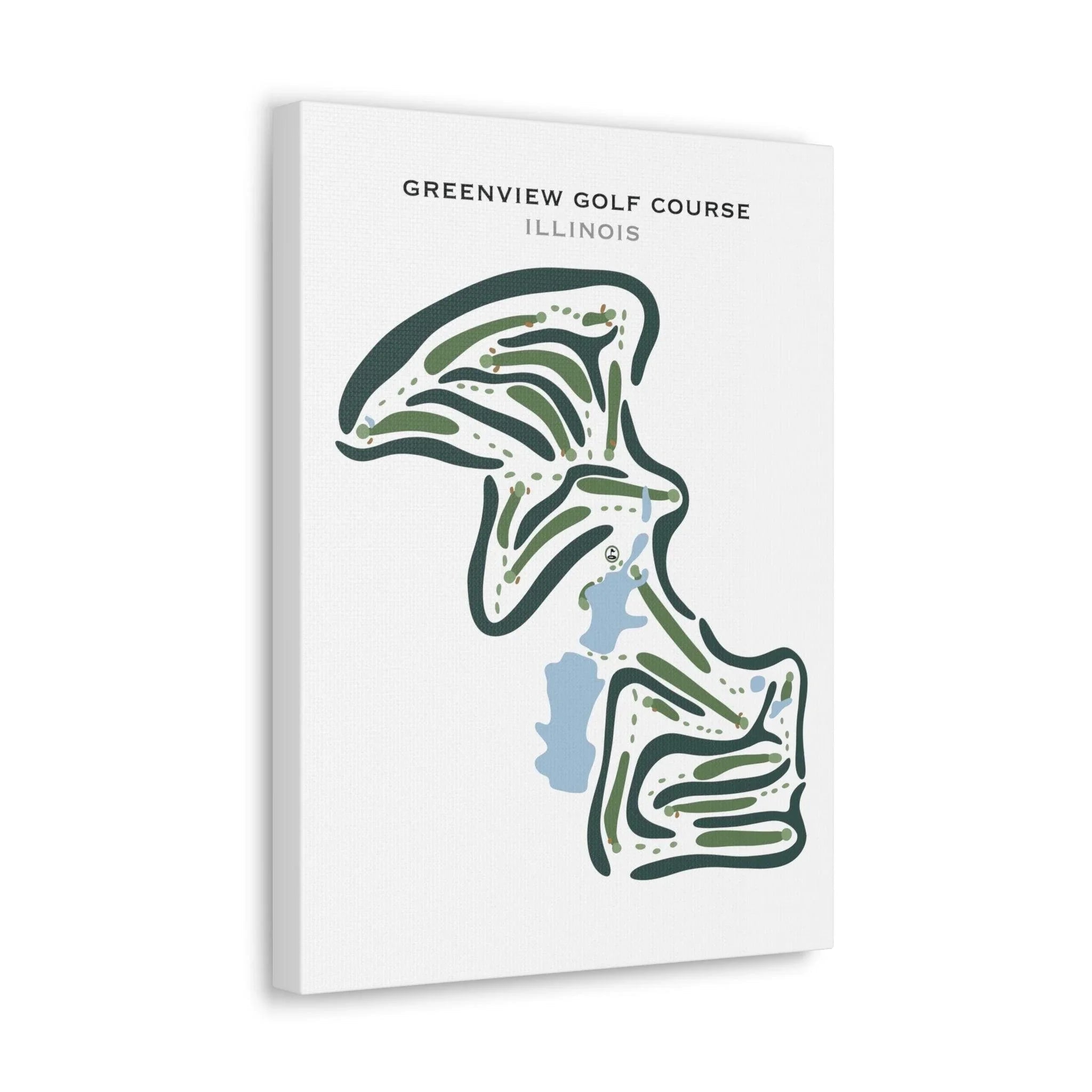 Greenview Golf Course, Illinois - Printed Golf Courses
