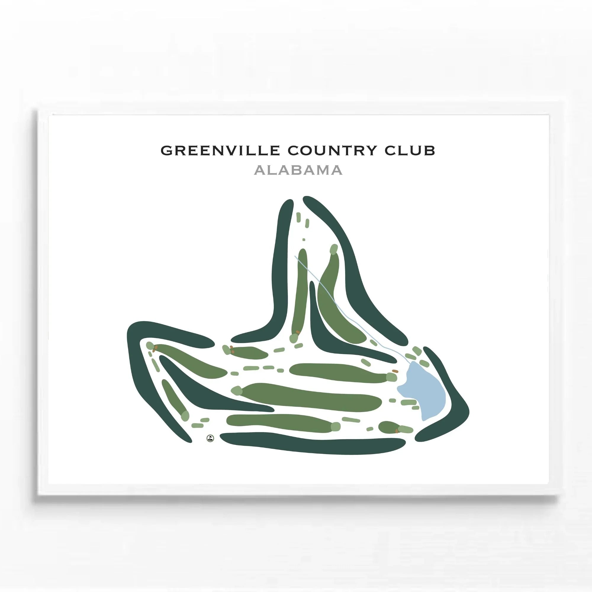 Greenville Country Club, Alabama - Printed Golf Courses