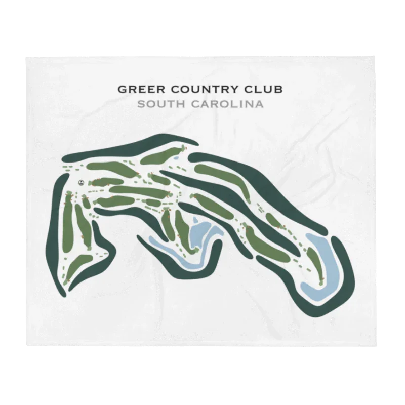 Greer Country Club, South Carolina - Printed Golf Courses