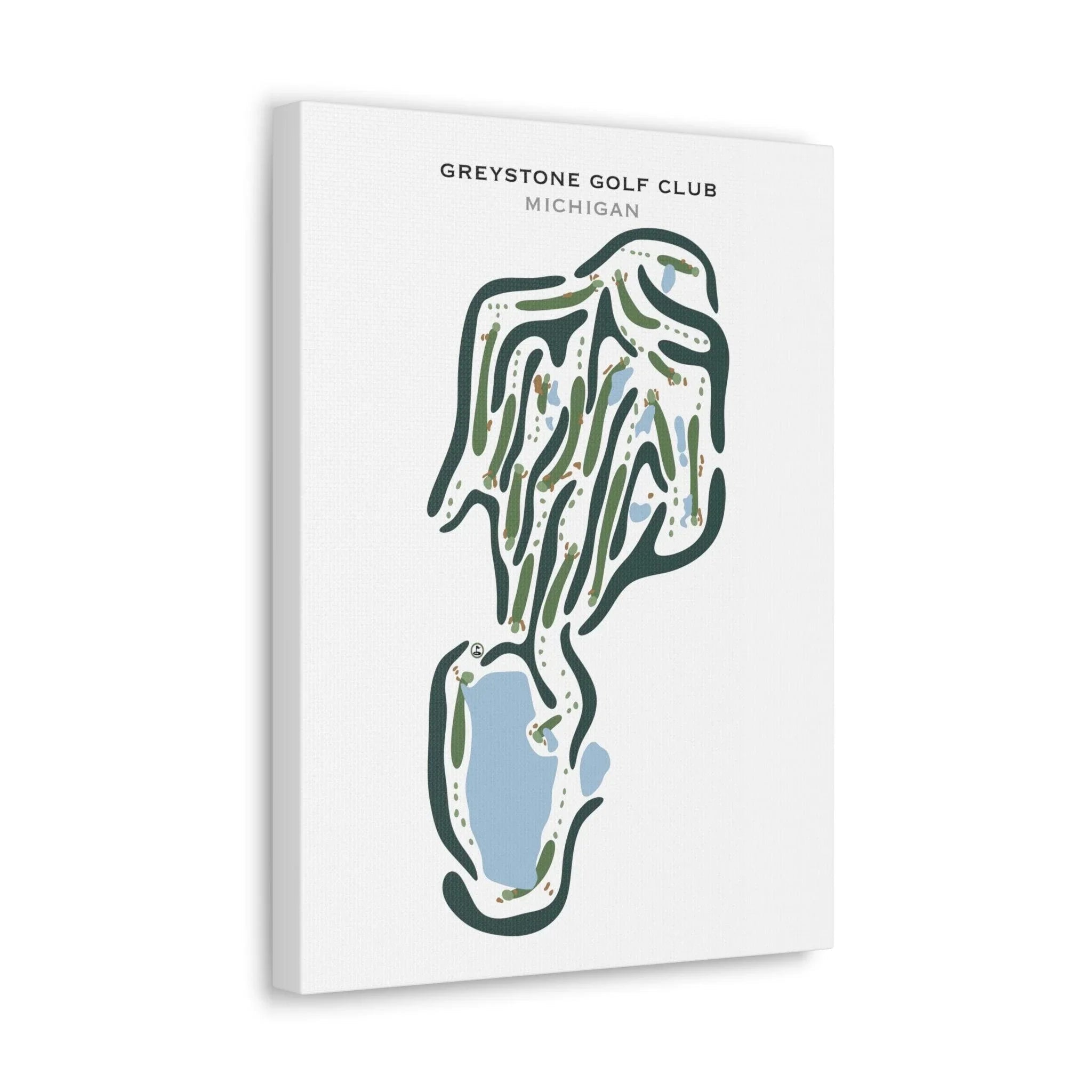 Greystone Golf Club, Michigan - Printed Golf Courses