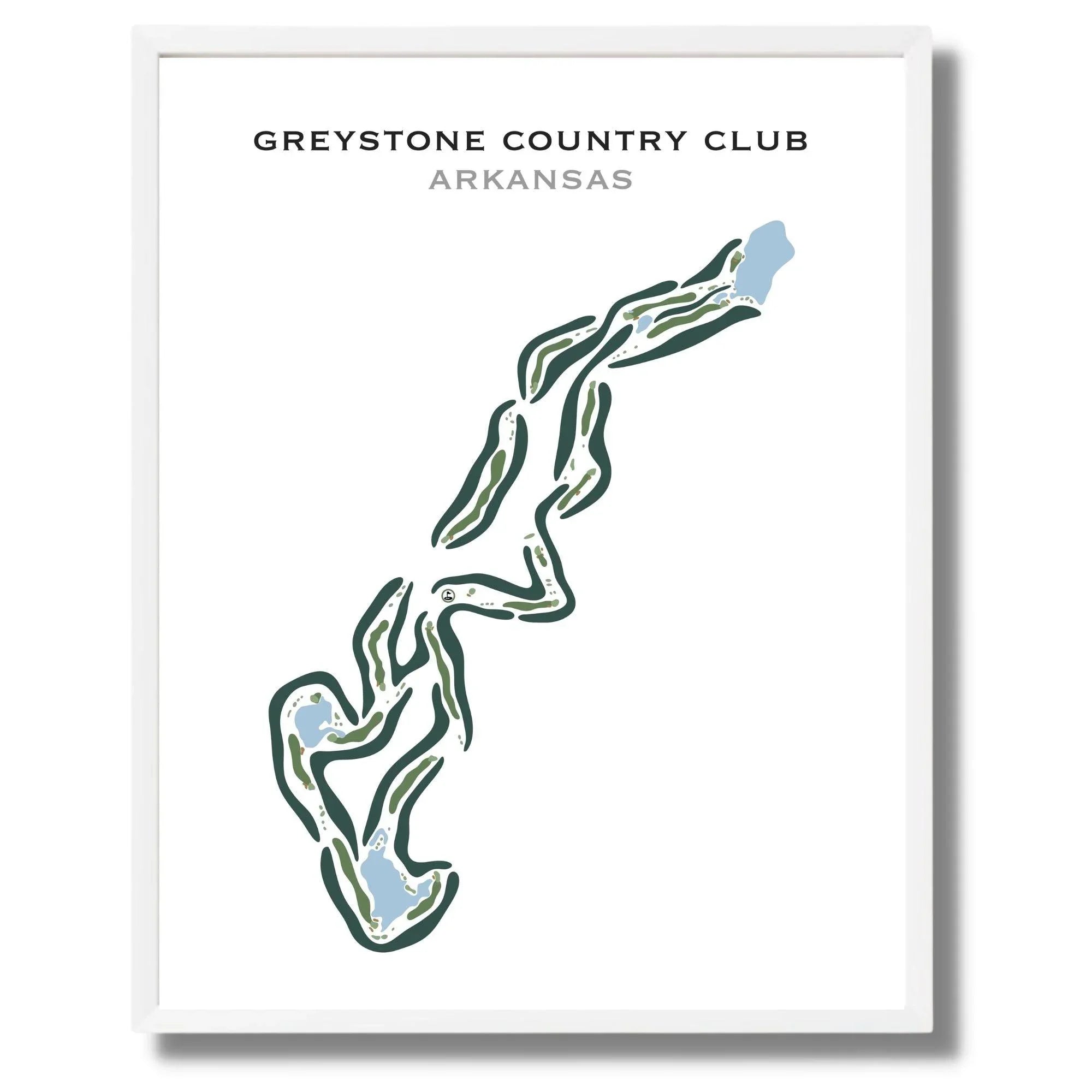 Greystone Country Club, Arkansas - Printed Golf Courses