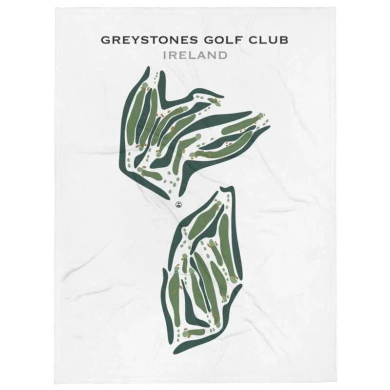 Greystones Golf Club, Ireland - Printed Golf Courses