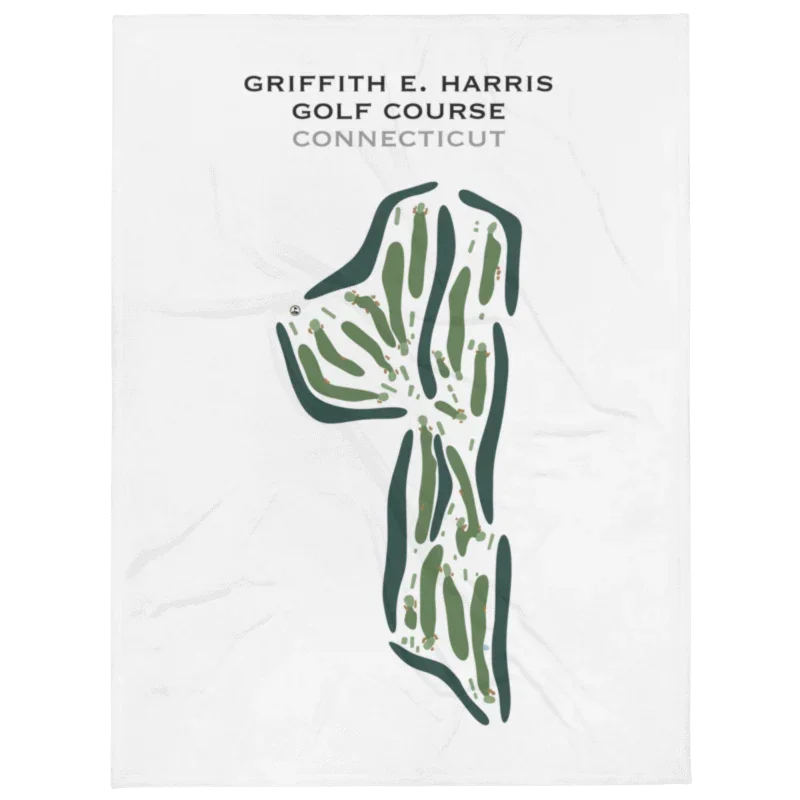 Griffith E Harris Golf Course, Connecticut - Printed Golf Course
