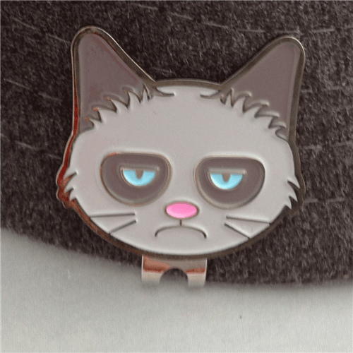 Grumpy Cat Ball Marker & Hat Clip by ReadyGOLF