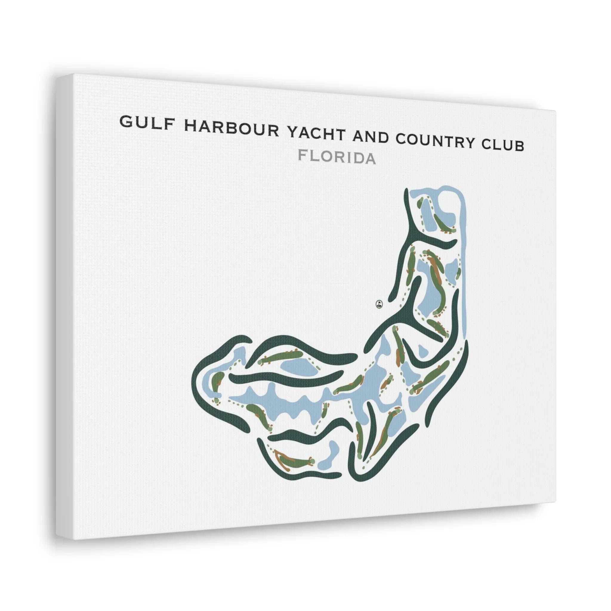 Gulf Harbour Yacht & Country Club, Florida - Printed Golf Courses