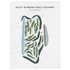 Gulf Stream Golf Course, Florida - Printed Golf Courses