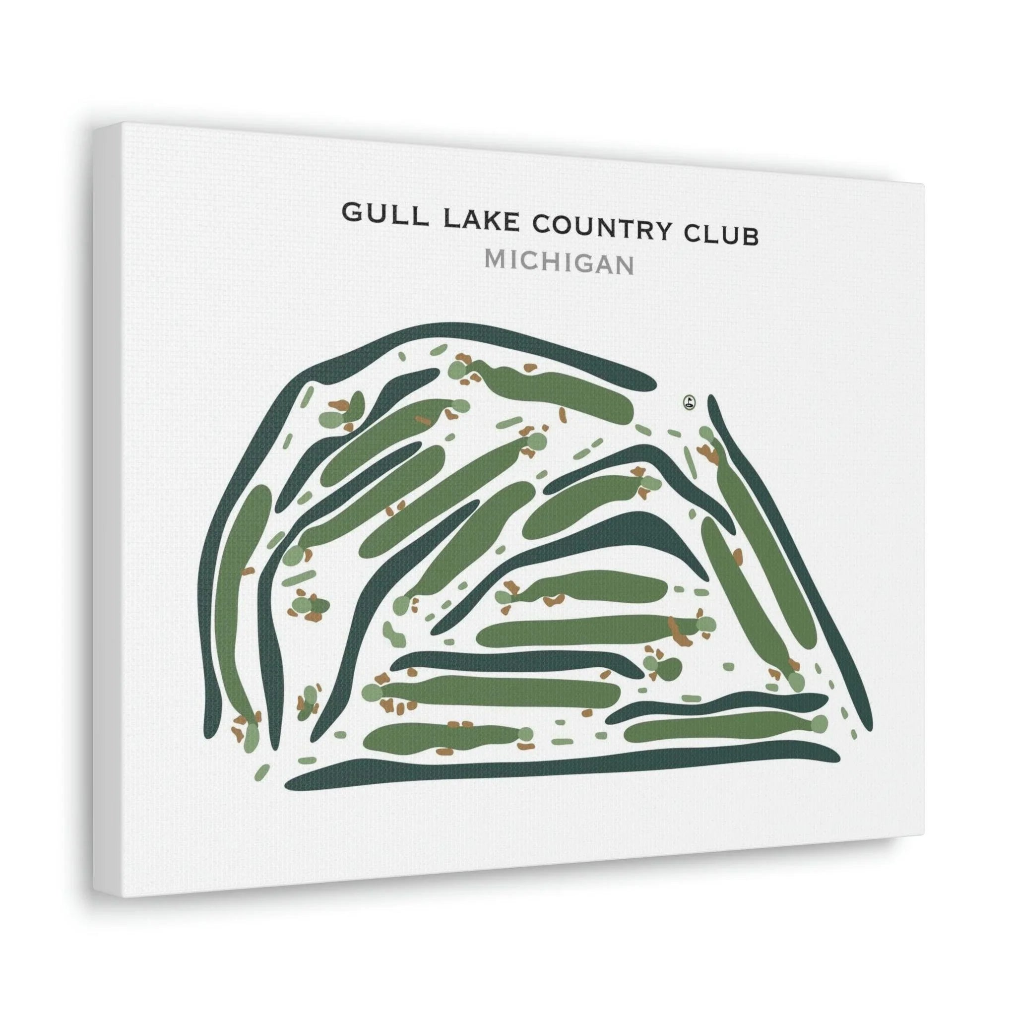 Gull Lake Country Club, Michigan - Printed Golf Courses