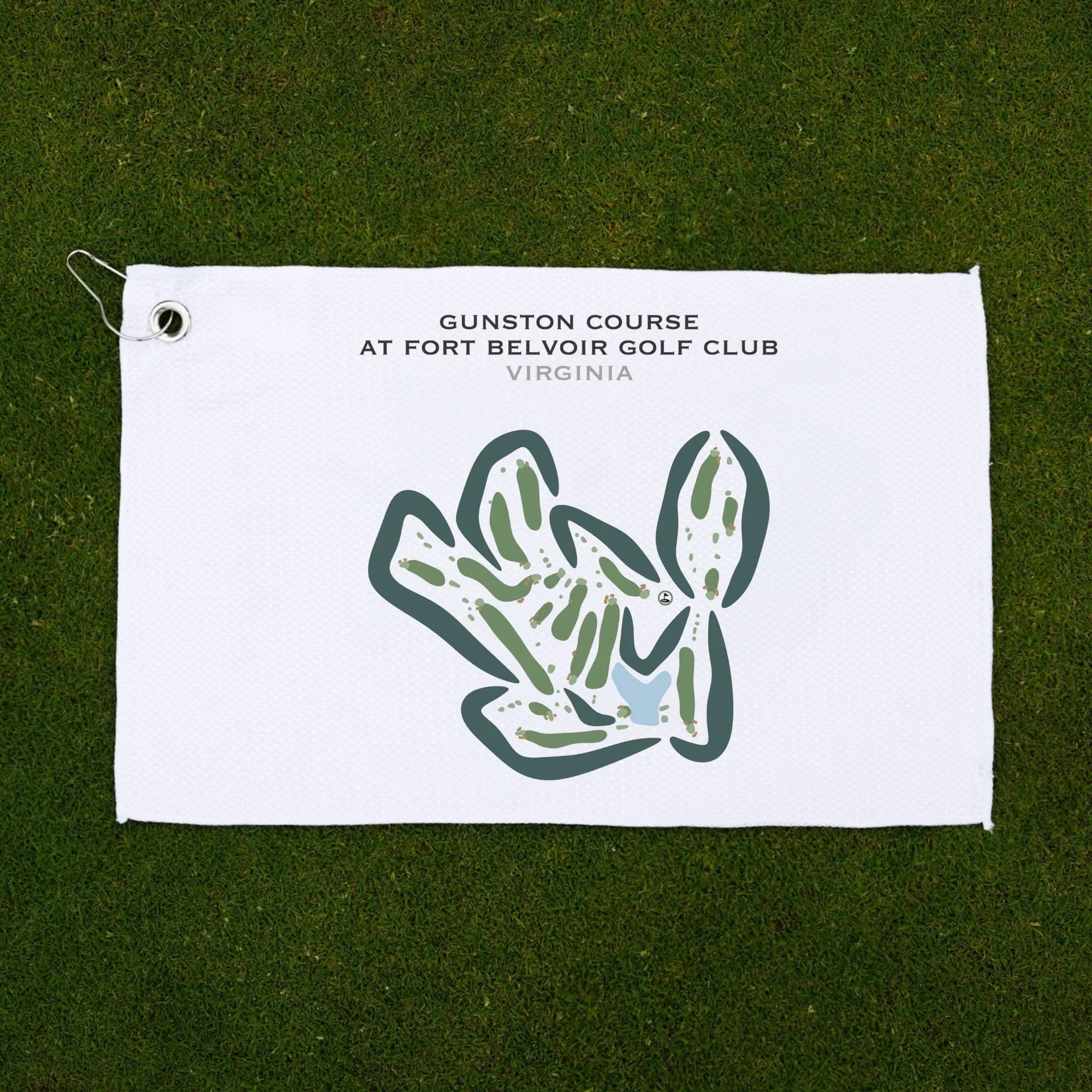 Gunston Course at Fort Belvoir Golf Club, Virginia - Printed Golf Courses
