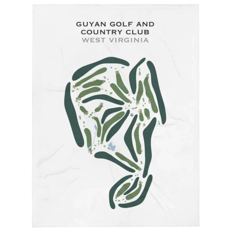 Guyan Golf & Country Club, West Virginia - Printed Golf Courses