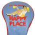 Happy Place Embroidered Driver Headcover by ReadyGOLF