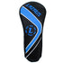 Lazrus Premium Black Hybrid Wood Head Covers | Individuals or Sets