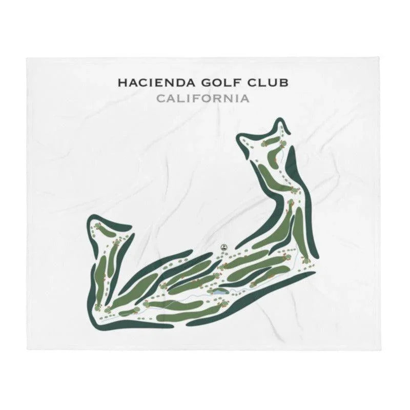 Hacienda Golf Club, California - Printed Golf Courses