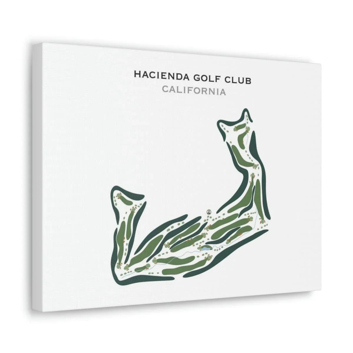 Hacienda Golf Club, California - Printed Golf Courses