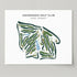 Hackensack Golf Club, New Jersey - Printed Golf Course