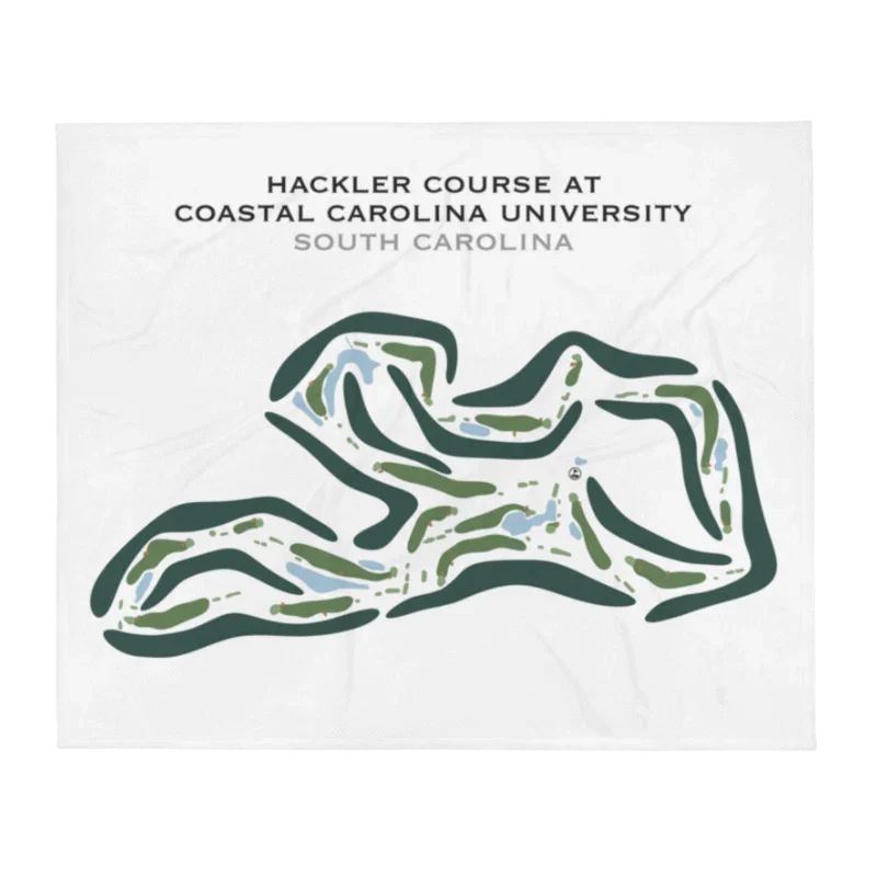 Hackler Course at Coastal Carolina University, South Carolina - Printed Golf Course