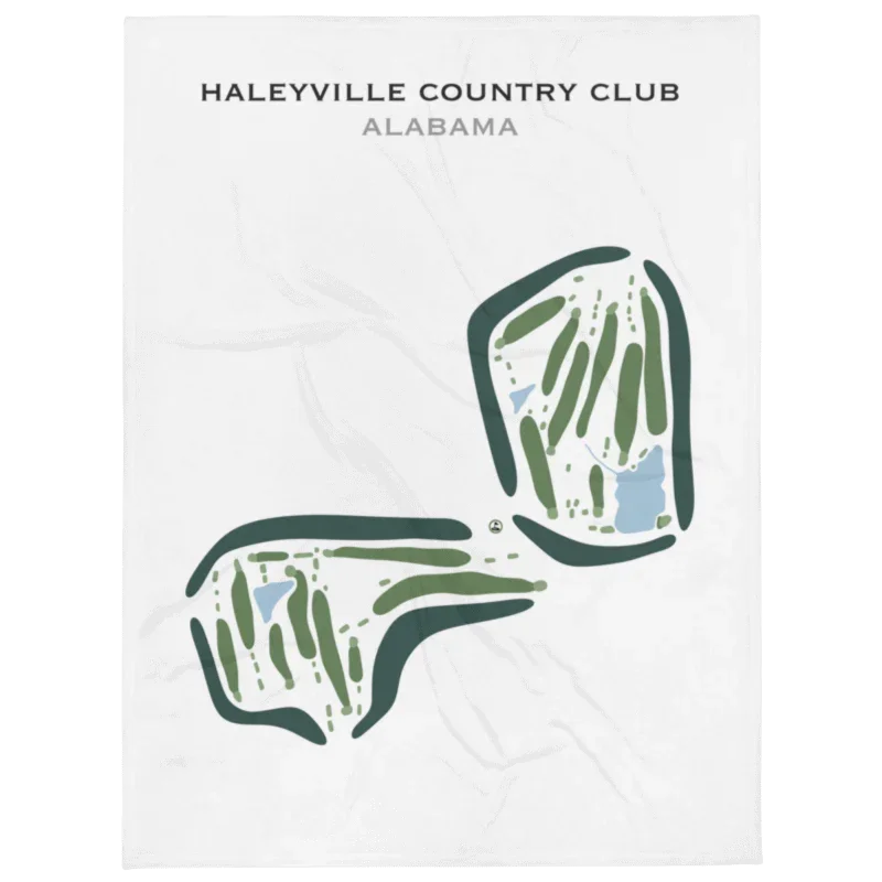 Haleyville Country Club, Alabama - Printed Golf Course