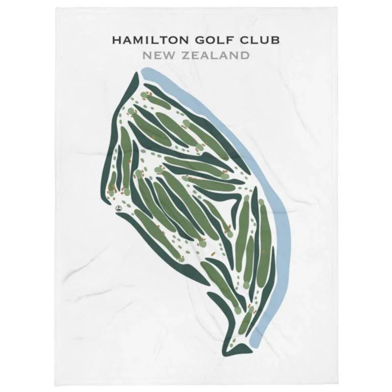 Hamilton Golf Club, New Zealand - Printed Golf Courses